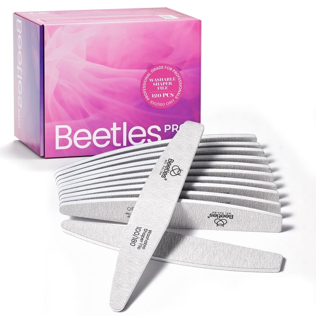 Esmalte en gel Nail File Beetles Pro, 120 unidades, grano 100/180