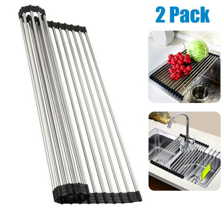 Foldable Roll-Up Dish Drying Rack 18.5