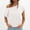 White Top, variant on YUGYXL Womens Cinched Waist Off The Shoulder Tops Dolman Sleeve Banded Bottom Tee Shirts Casual Loose Summer Outfits Black Top XL