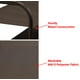 thumbnail image 5 of Armario para almacenamiento de artículos domésticos sencillos de 3 niveles con 2 cajones, color marrón, 5 of 9
