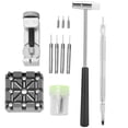 thumbnail image 3 of Professional Watch Battery Replacement Watch Strap Adjustment Tool Watch Repair Kit, 3 of 12