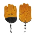 thumbnail image 3 of Guantes resistentes al calor Guantes para barbacoa al aire libre para campamento Manipulación Atrapados Asados Amarillo DYNWAVEMX, 3 of 7
