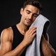 thumbnail image 4 of HOZVOMI Soft and Absorbent Bath Towel Fast-Dry Hand Towel Ideal for Bathrooms Kitchens and Gyms Essential for Daily Use, 4 of 7