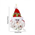thumbnail image 5 of Gibobby Fiestas Adornos de Navidad Sentado Plump Santa Muñeco de nieve Muñeco de peluche Decoraciones de Navidad Árbol de Navidad Juguetes de peluche Adornos(C), 5 of 5