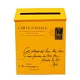 thumbnail image 1 of Cast Country House Mailbox Mail Box Yellow, 1 of 4