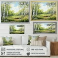 thumbnail image 4 of Designart "Spring Awakening Birch Woods IV" Tree Birch Canvas Art Print, 4 of 5