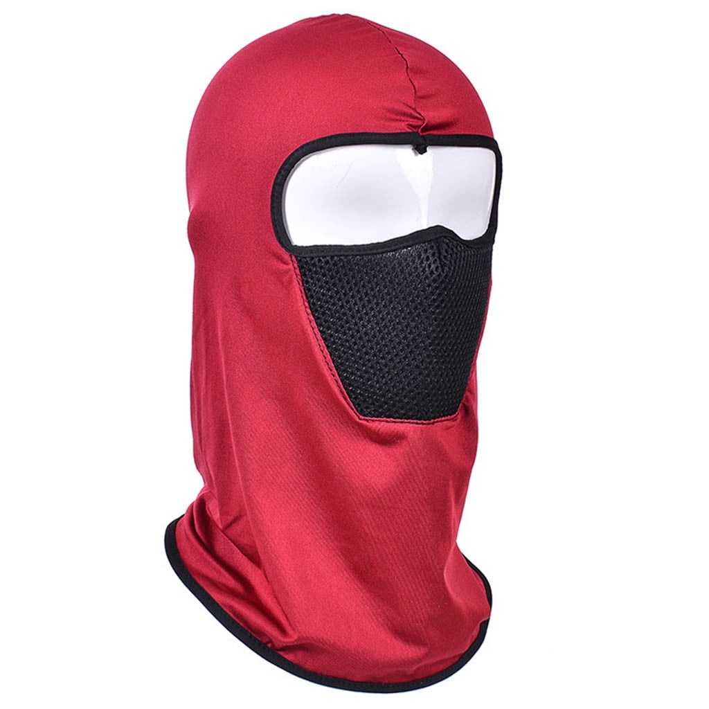 Red Cotton Balaclava for Scooter 