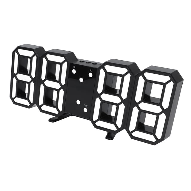 Reloj despertador digital, reloj electrónico 3D LED Reloj electrónico D Reloj LED Valor excepcional