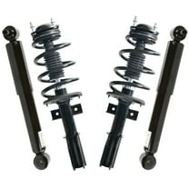 AutoShack Front Complete Strut & Coil Spring Assembly with Rear Shock Absorbers Set for Chevrolet Traverse GMC Acadia Buick Enclave V6 | Full-vehicle Suspension System Replacement Kit SUSPKG533