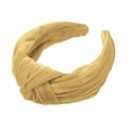 thumbnail image 1 of Diadema Anudada Ancha De Terciopelo, Diadema Para Mujer, Aro Para El Cabello, Beige, 1 of 7