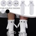 thumbnail image 2 of Funny Suction 3D Doll Couple Socks Holding Hand Socks For Couple{ H2X9, 2 of 9