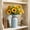Blue, variant on Snmubt Vintage Iron Metal Flower Vase Bucket, Rustic Decorative Pail for Artificial Dry Branches Centerpieces for Kitchen Living Room Home Shelf Decor, Blue