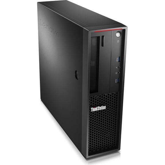 Lenovo ThinkStation P320 30BK002TUS Workstation, 1 x Intel Core i5 Quad-core (4 Core) i5-7500 7th Gen 3.40 GHz, 8 GB DDR4 SDRAM RAM, 1 TB HDD, Small Form Factor, Raven Black