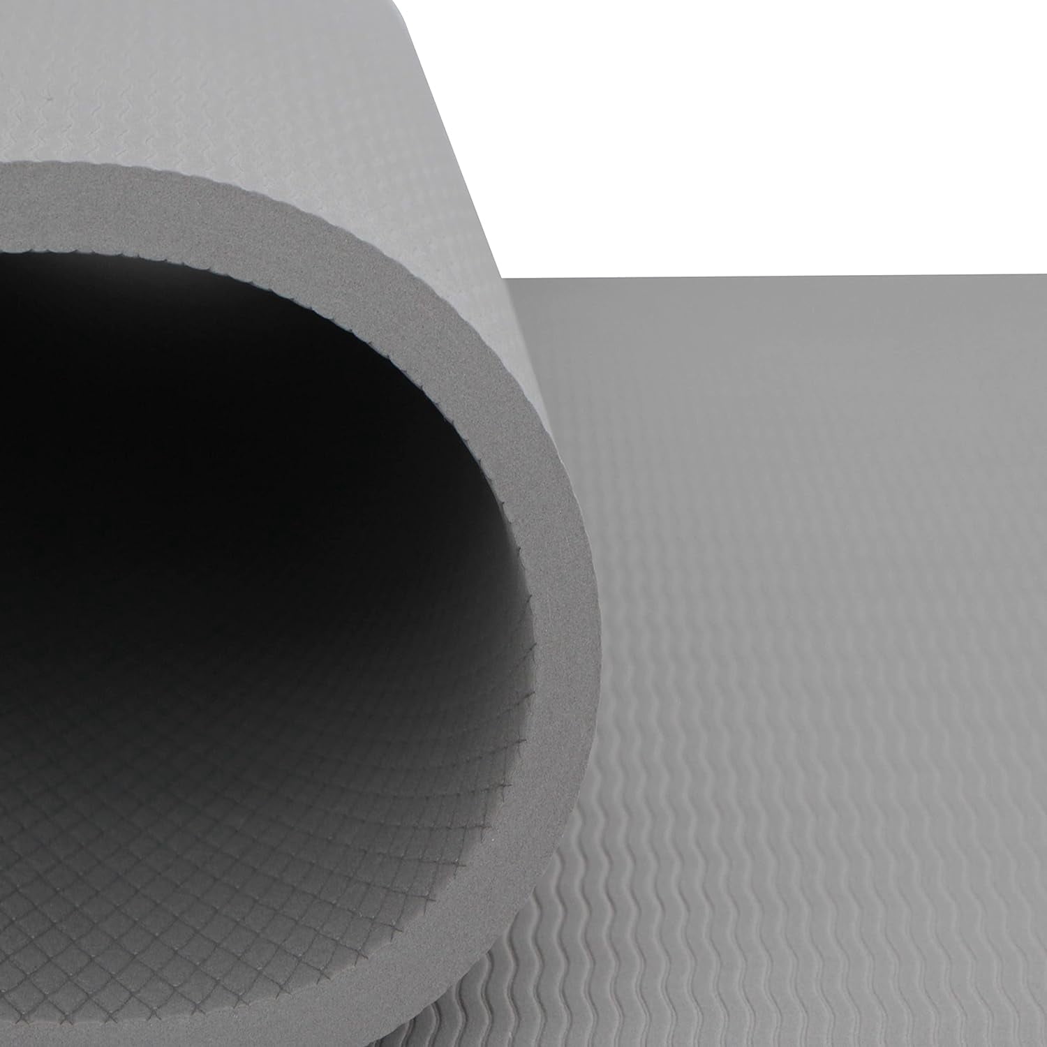 Nivia Ethylene Vinyl Acetate Anti-Skid Yoga MAT | Color: Grey  | Size: 10mm