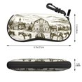 thumbnail image 2 of Balery Horses Grazing On Meadow for Zipper Sunglasses Case, Eyeglasses Cases, Protective Case For Glasses,Flexible Eyewear Storage,Multi-Purpose Key Lock Case, 2 of 6
