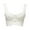White, variant on gakvbuo Front Closure Bra for Women Front Buckle Bras Wireless Bra Women's Plus Size Adjustable Lace Bra With Side Folding Beautiful Back Bra Adjustable Shoulder Straps