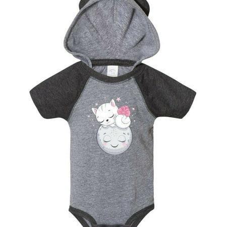 

Inktastic Cat on the Moon Gift Baby Boy or Baby Girl Bodysuit
