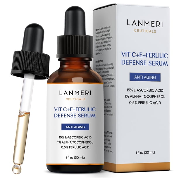 Sérum Lanmeri Ceuticals 15% Vitamina C + E + Ácido Ferúlico 30 mL