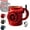 Red, variant on QenASHaing 13oz Retro Engine Mug, V8 Engine Turbo Mug, 3D Mechanical Coffee Cup, Resin Exterior with Stainless Steel Lining Cup, Best Select for Car Enthusiasts, Mechanics & Gearheads