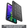 thumbnail image 4 of Poetic TurtleSkin Series Designed for Apple iPad Pro 11 2020 & 2018 Case, Heavy Duty Shockproof Kids Friendly Silicone Bumper Protective Case Cover, Black, 4 of 6