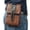 Brown, variant on Vintage Faux Leather Bag for Men, 3-in-1 Crossbody with Carabiner & Belt Loop, Large Capacity Pouch with Multiple Compartments for Travel, Daily Carry
