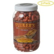 Flukers Bearded Dragon Diet for Adults 3.4 oz - Pack of 2