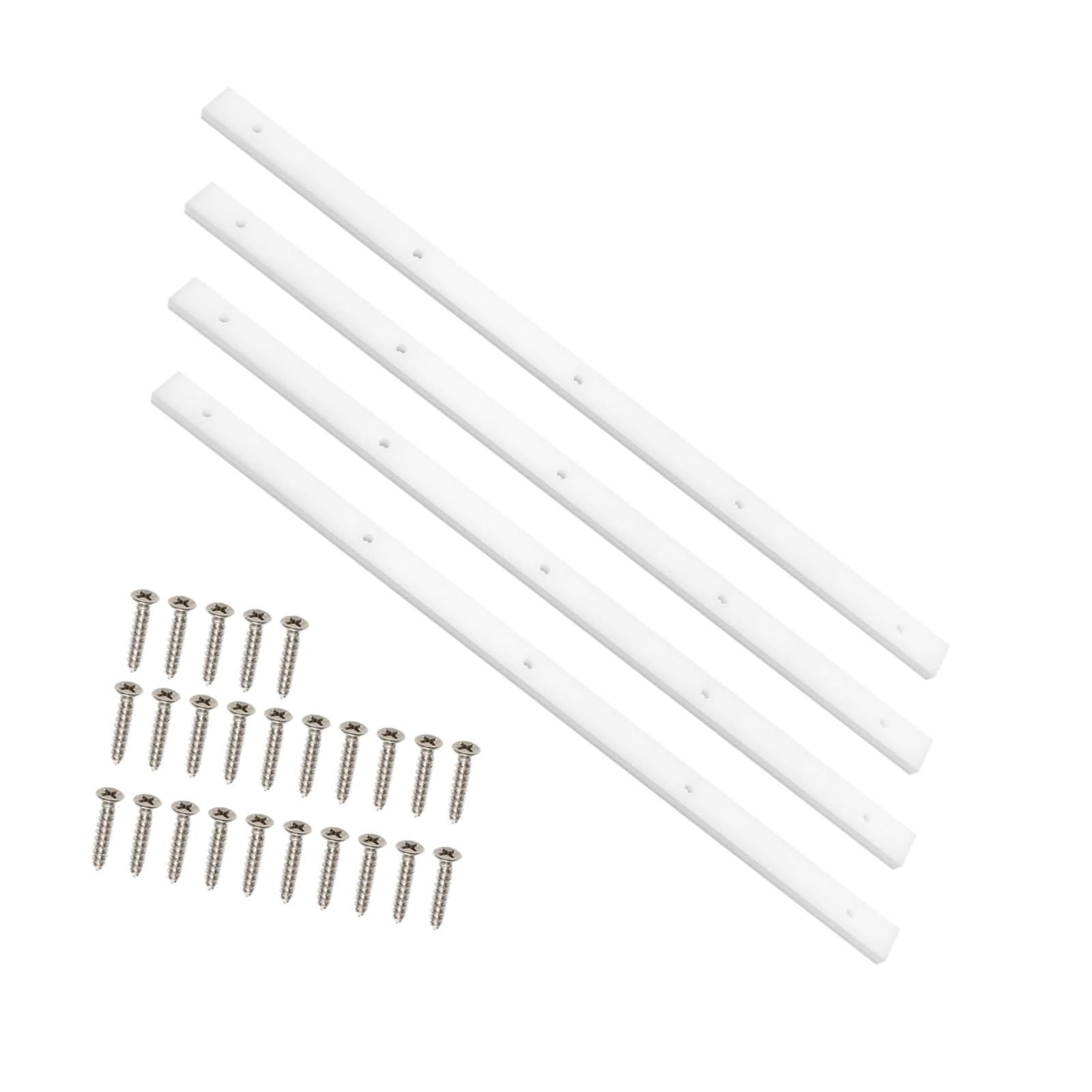 CarpNettore 4 Pieces Table Saw Crosscut Sled Table Saw Runner for 3/4"x3/8" Miter Slot 43 cm