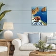 thumbnail image 3 of Stupell Industries Coastal Capri Island Cliffs Canvas Art, 16 x 20, by Lil' Rue, 3 of 8
