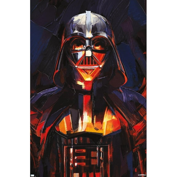 Star Wars: Obi-Wan Kenobi - Darth Vader Painting Wall Poster, 22.375" x 34"