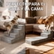 thumbnail image 4 of 3 en 1 Escalera para Perro Componible, Rampa para Perro de 4 Peldaños de Memory Foam, Base Antiderrapante, 44.4cm de Altura, Fácil de Lavar con Cremalleras, para Perros y Gatos, 4 of 6