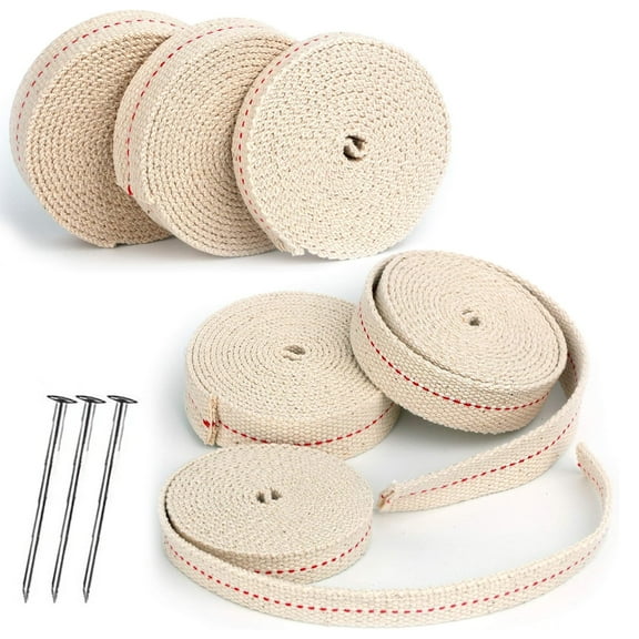 20 Foot Oil Lamp Wick, Cotton Lantern Wick Oil Latern, Oil Lamps Wick, Lantern Wick, Lamps Oil Wick, Kerosene Lamps Oil, Kerosene Wick Replacement, Hemp Wick, Cotton Wick