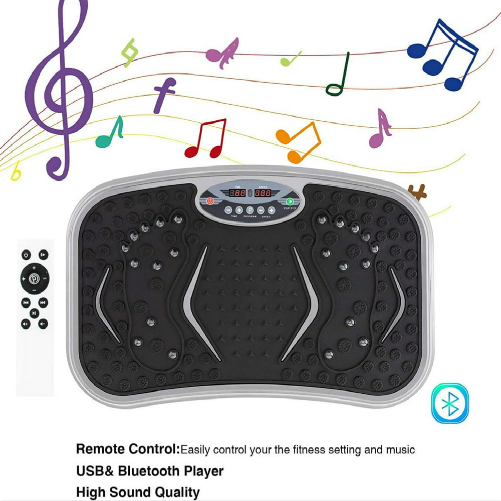 Vibration Plate Exercise Machine Dual Motor Oscillation, Pulsation