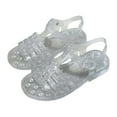 thumbnail image 4 of BAnala Kids Sandals Baby Girls and Toddler Jelly Fisherman Sandals, Ombre Multicolor Clear,2.5, 4 of 5