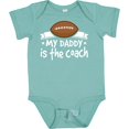 thumbnail image 3 of Inktastic Football My Daddy is the Coach Boys or Girls Baby Bodysuit, 3 of 5