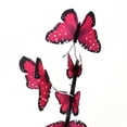 thumbnail image 6 of HuangHuanChen Women Butterfly Fascinators Headclip Headbands Fascinators Hat Headpiece for Women Headband For Women Hair Day Accessories for Women Hot Pink Summer Sales Under $1, 6 of 7