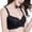 Black, variant on Women's Comfort Push Up Bras Plus Size Lace Underwire 3/4 Cup Sexy Underwear Thin Section Everyday Bra 36C to 46D,Black 36/80C