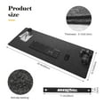 thumbnail image 2 of BREENHILL Felt Desk Pad, 36" x 15.75" Dark Gray Large Anti-slip Desk Mat Mouse Pad Keyboard Mat for Office Home, 2 of 5