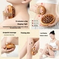 thumbnail image 4 of 2 Pack Natural Wooden Massage Comb - Body Scalp & Gua Sha Tool for Relaxation, Hair Health & Circulation, 4 of 5