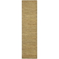 SAFAVIEH Organic Baldric Solid Braided Jute Runner Rug, Natural, 2'6" x 12'