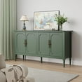 thumbnail image 3 of May in Color Modern Buffet Sideboard Set of 2, 58'' Mid Century Modern Console Table, Media Credenza Cabinet with 4 Doors, Accent Cabinet Wood Sideboard for Entryway, Living Room, Dining Room, 3 of 7