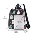 thumbnail image 3 of FORMRS Women's Travel Backpack Purse Anti-Theft Hidden Pockets Casual Shoulder Bag, Colorful Halloween Ghost, 3 of 7
