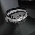 thumbnail image 2 of 2 Pcs Matching Yin Yang Adjustable Cord Bracelet For Friendship, 2 of 4