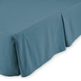 thumbnail image 3 of Bare Home Bed Skirt, Microfiber, Pleated, 15" Tailored Drop, Twin XL, Coronet Blue, 3 of 5
