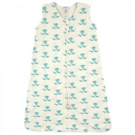 Touched by Nature Baby Organic Cotton Sleeveless Wearable Sleeping Bag Sack Blanket Geometric Frog 18-24 Months