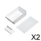 thumbnail image 1 of 2 Cajas De Almacenamiento Para Cortar Con Tapa Transparente Para Nevera Para Hornear En La Encimera, 1 of 8