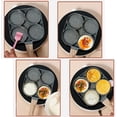 thumbnail image 6 of Four Hole Frying Pan Thickened Omelet Pan Non-stick Egg Pancake Steak Pan Cooking Egg Ham Pans Breakfast Maker, 6 of 11