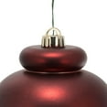 thumbnail image 2 of Vickerman 14" Burgundy Matte Finial Ornament, 2 of 8