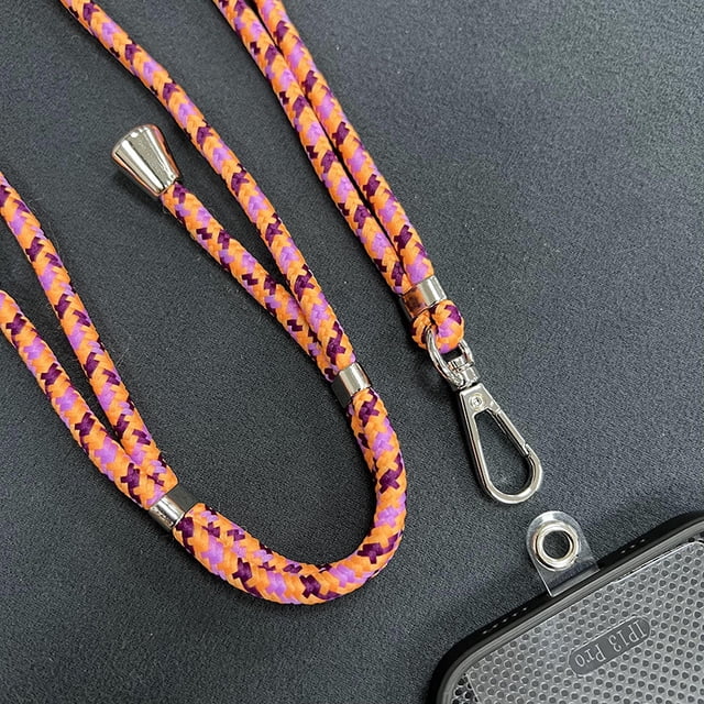 Adhesivo trasero para cordón de teléfono móvil, cordón japonés, cordón colgante oblicuo, ajustable, cuerda telescópica universal