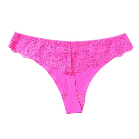 

Womens Panties New Hot Panties For Women Lace Through Hollow Out Cotton Low Waist Lace Thong