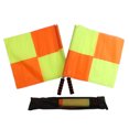 thumbnail image 3 of Banderas Juez Línea Fútbol ​​banderas Partido Profesionales Equipo Árbitro ​​2 Uds., 3 of 7